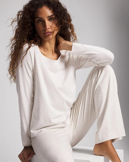 Soma Most Loved Cotton Long Sleeve Pajama Tee