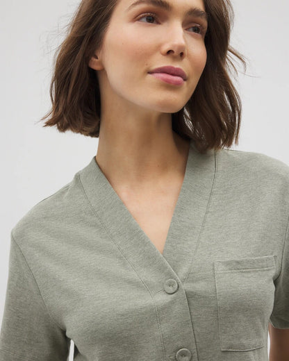 Soma Button-Front Pajama Tee