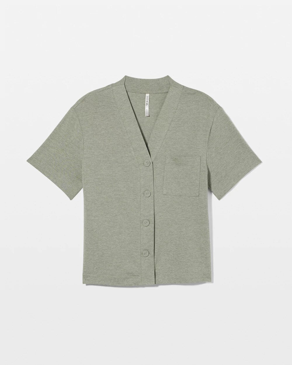 Soma Button-Front Pajama Tee
