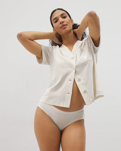 Soma Button-Front Pajama Tee