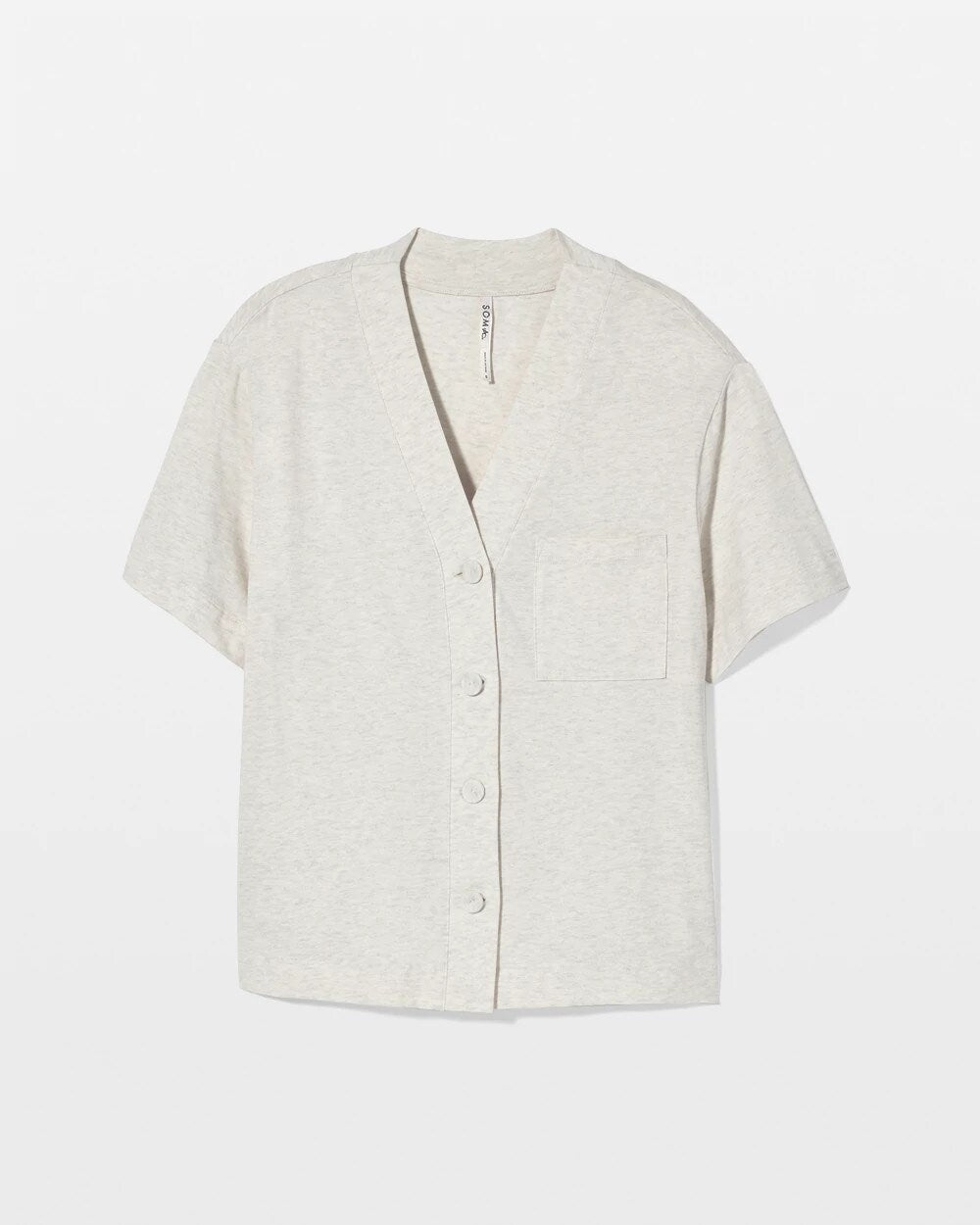 Soma Button-Front Pajama Tee