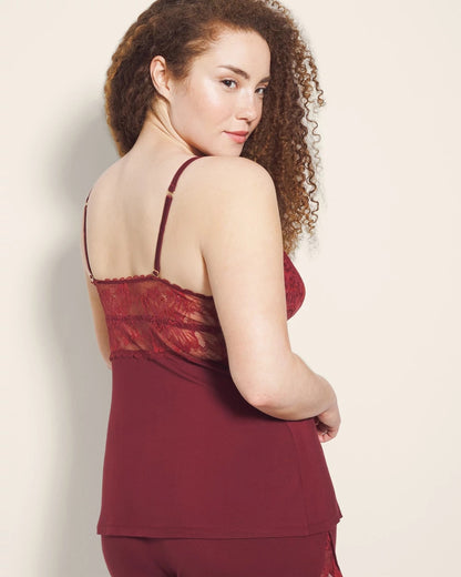 Soma Pajama Cami With Plunge Necklline