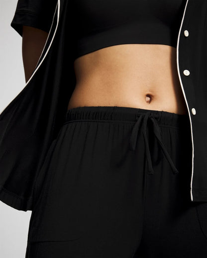 Soma Solid Piped Pajama Pants