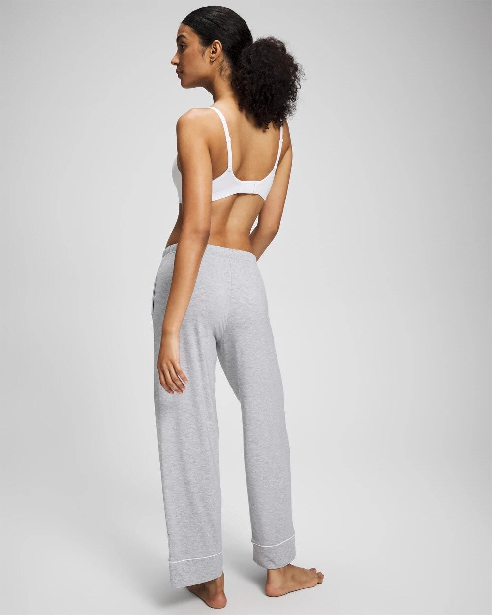 Soma Solid Piped Pajama Pants