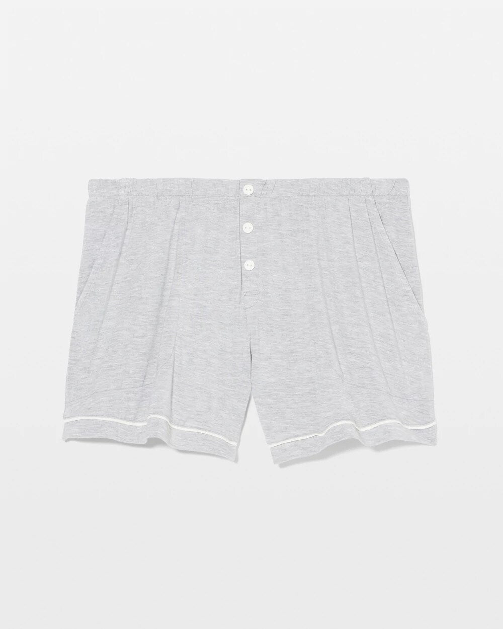Soma Solid Piped Pajama Shorts