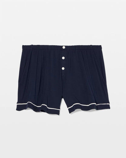 Soma Solid Piped Pajama Shorts