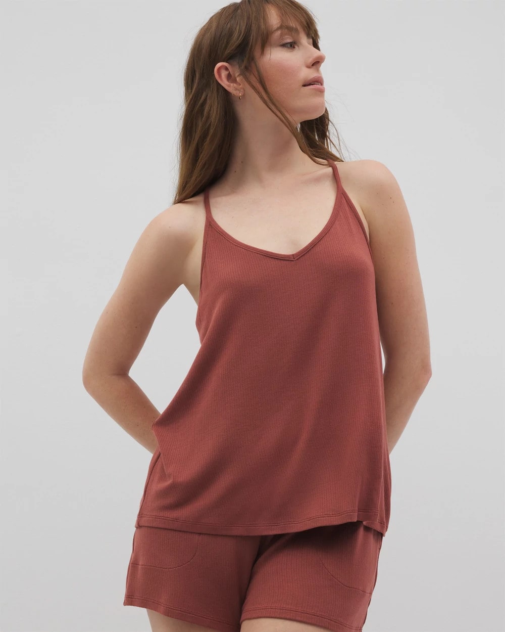 Soma Lightweight Rib Knit Pajama Cami