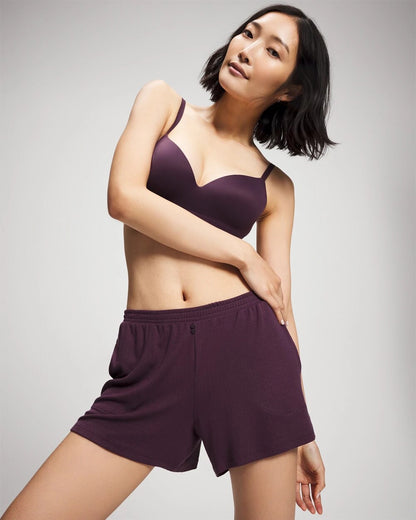 Soma Lightweight Rib Knit Pajama Shorts