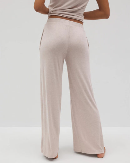 Soma Lightweight Rib Knit Wide Leg Pajama Pants