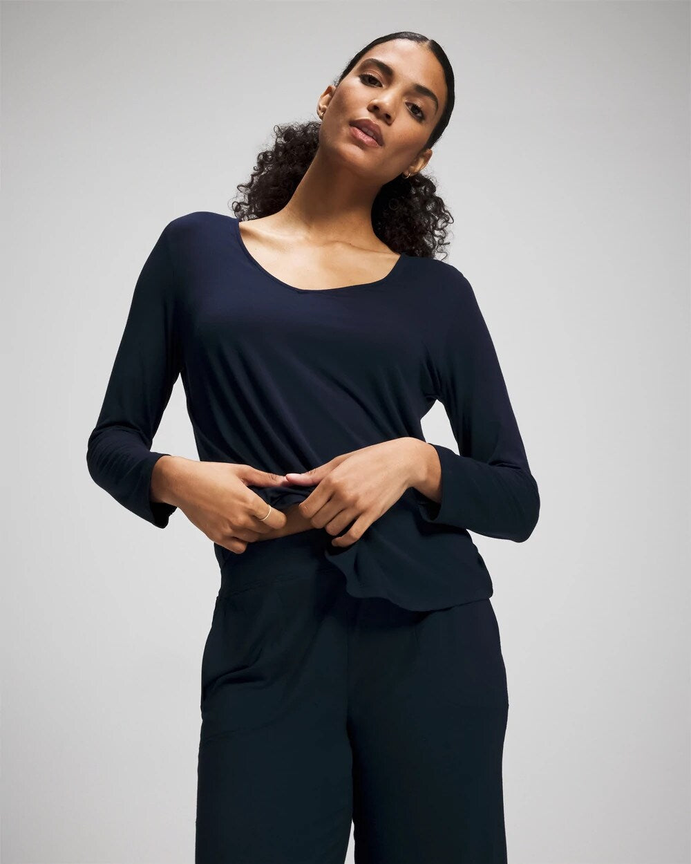 Soma Long-Sleeve Pajama Top