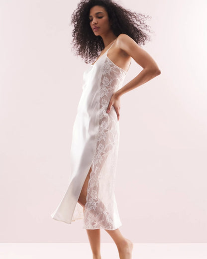 Soma Soma's Sexiest Silk Lace Gown
