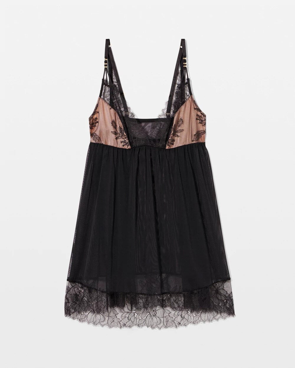 Soma Mesh and Lace Chemise