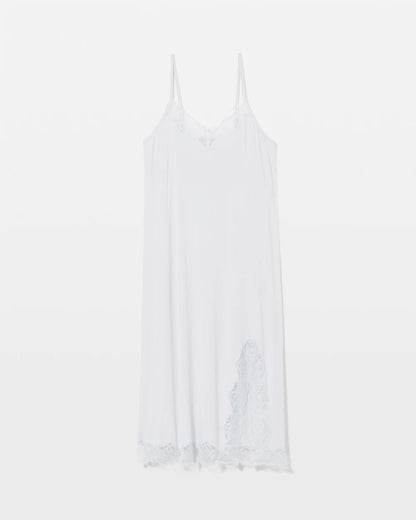 Soma Lace-Trim Midi Gown