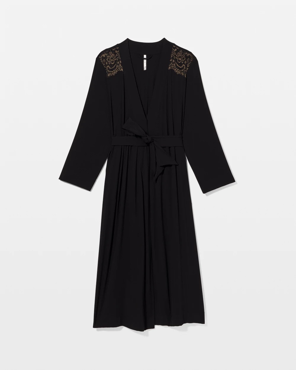 Soma Long Robe with Lace