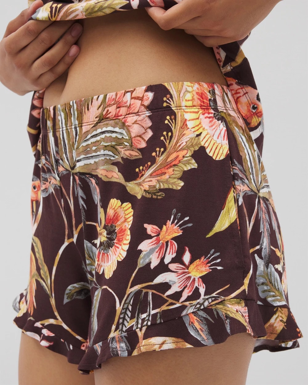 Soma Ruffle Pajama Shorts