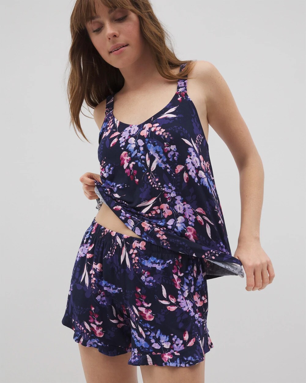 Soma Ruffle Pajama Shorts