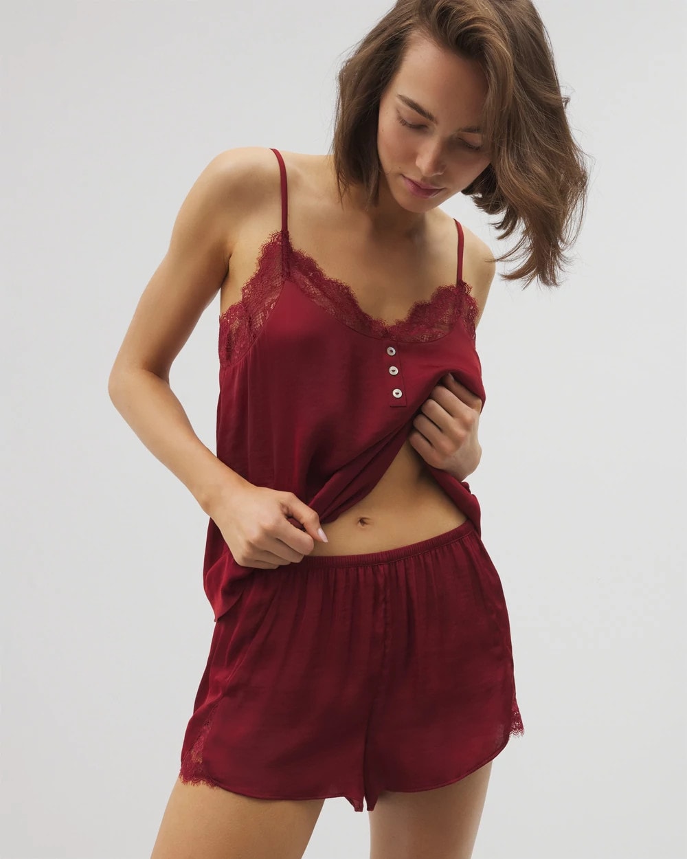 Soma Lace Trim Pajama Short
