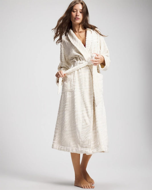 Soma Textured Plush Long Robe