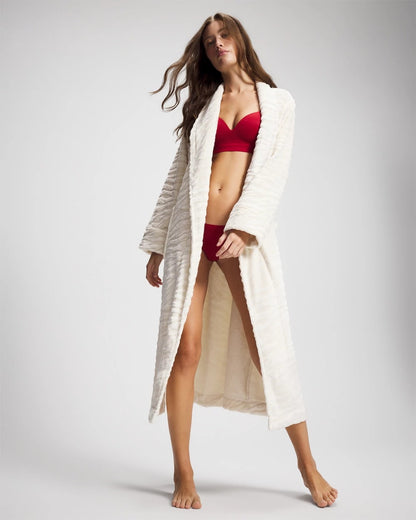 Soma Textured Plush Long Robe