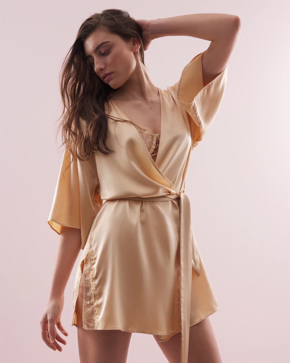 Soma Silk Short Robe