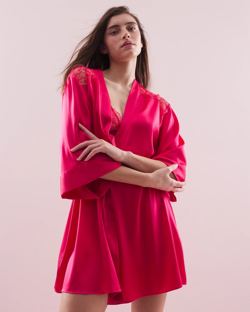Soma Silk Short Robe