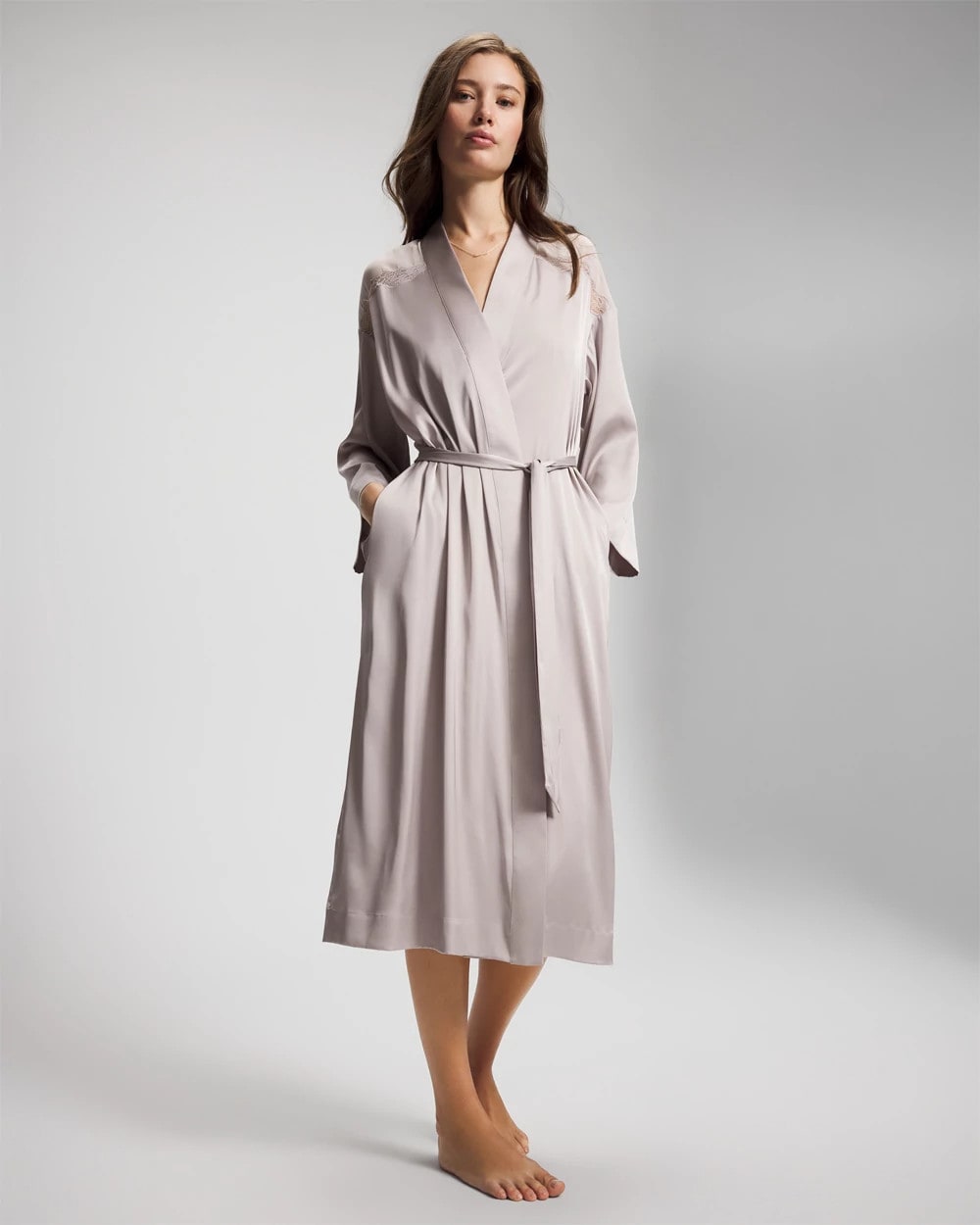 Soma Lace Long Robe