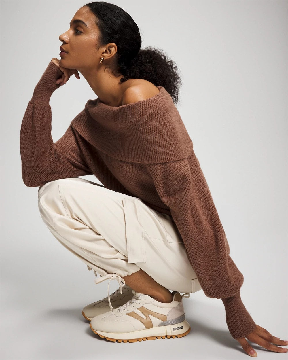 Soma Premier Knit off the Shoulder Sweater