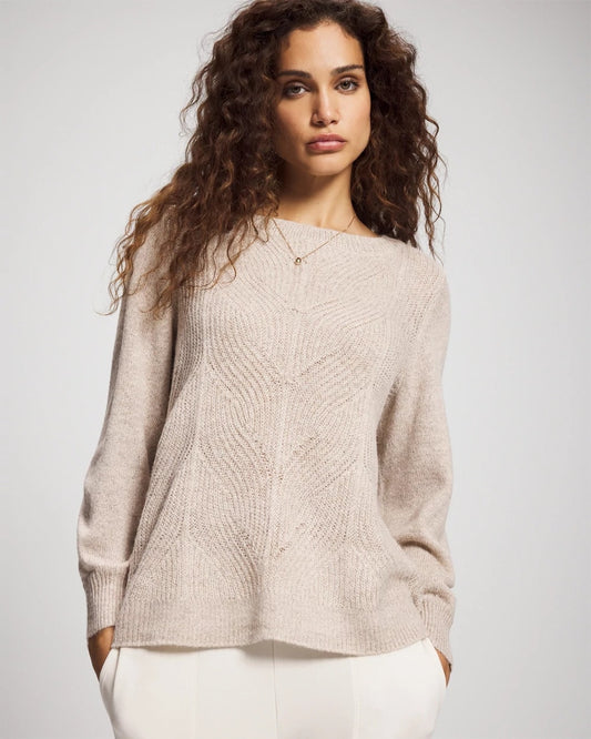 Soma Shimmer Cable Knit Sweater