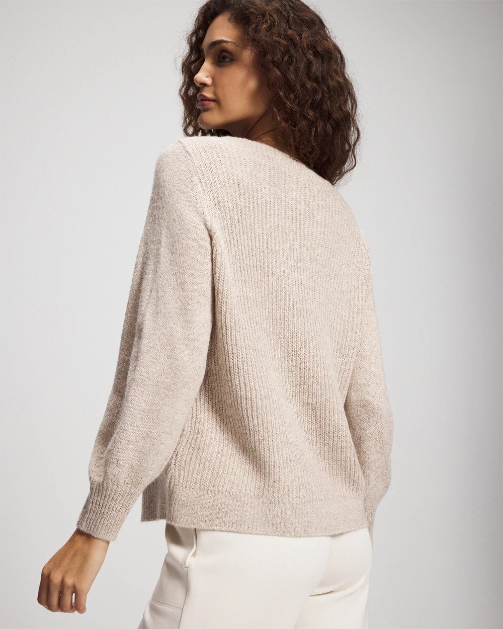 Soma Shimmer Cable Knit Sweater