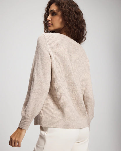 Soma Shimmer Cable Knit Sweater