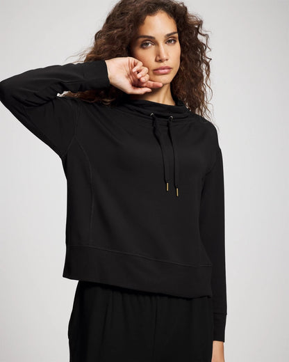 Soma Ultrasoft Fleece Relaxed Funnel Neck Sweatshirt