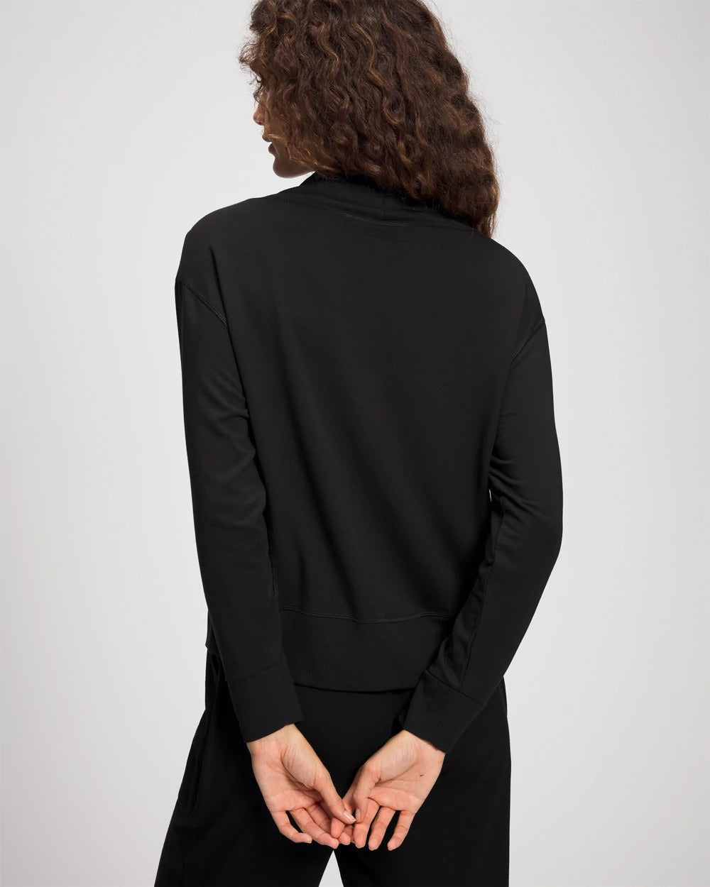 Soma Ultrasoft Fleece Relaxed Funnel Neck Sweatshirt