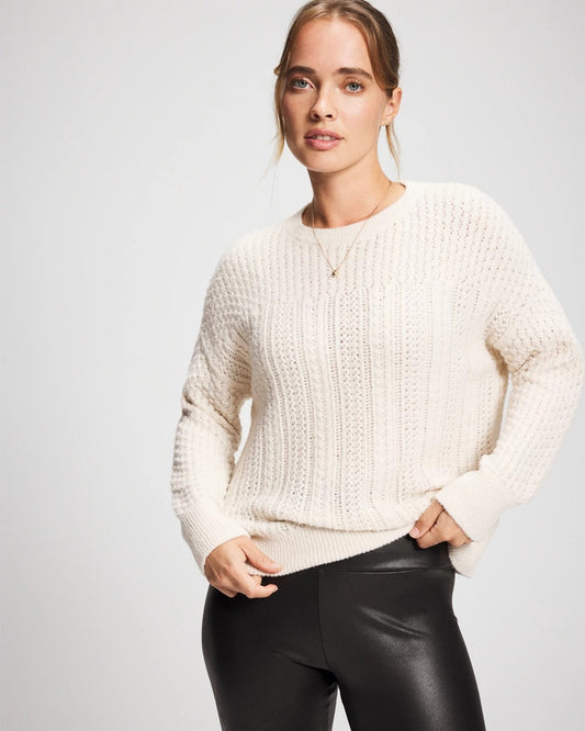 Soma Mix Stitch Crew Neck Sweater