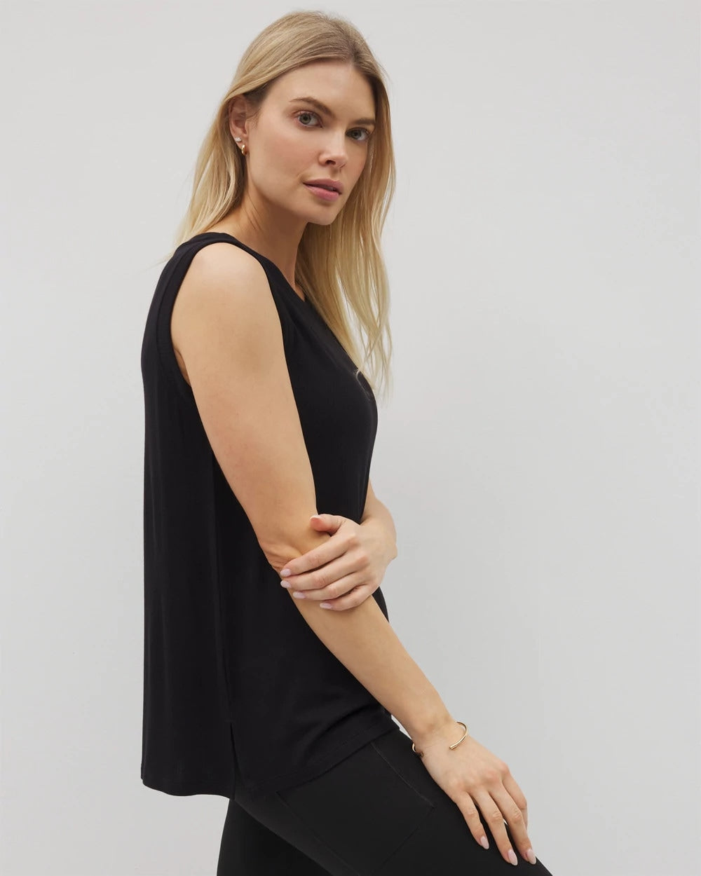 Soma Rib Knit Sleeveless Top