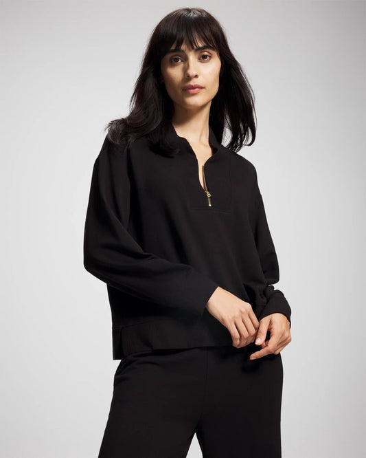 Soma Ultrasoft Fleece Quarter Zip Sweatshirt