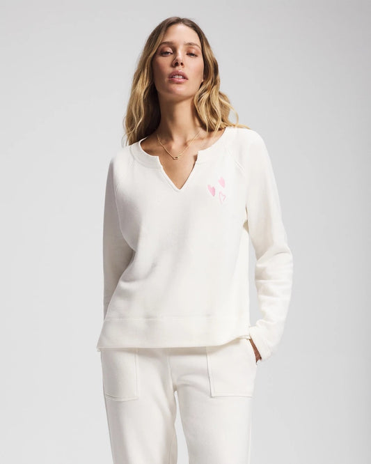 Soma Essential Terry V-Neck Sweatshirt