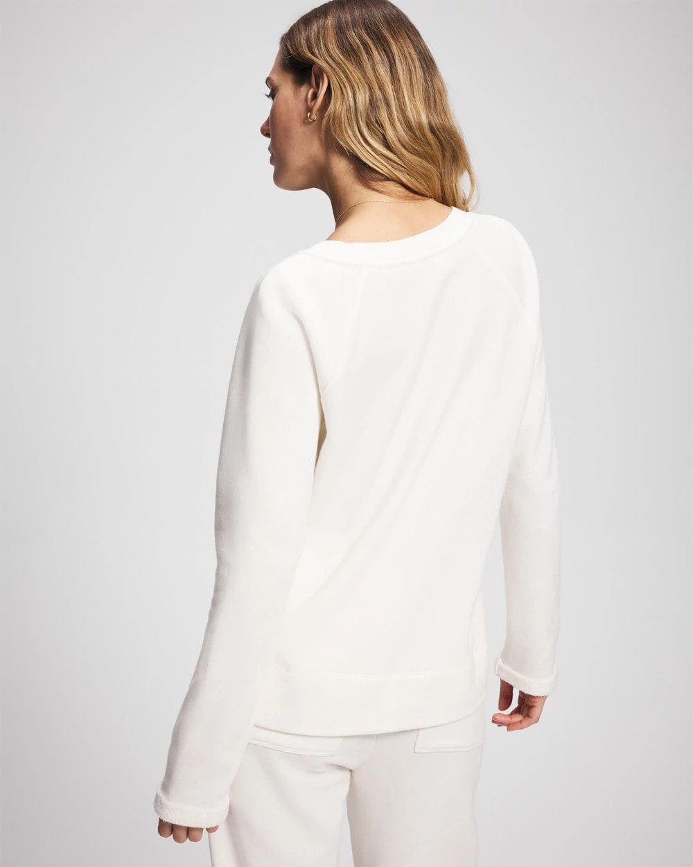 Soma Essential Terry V-Neck Sweatshirt