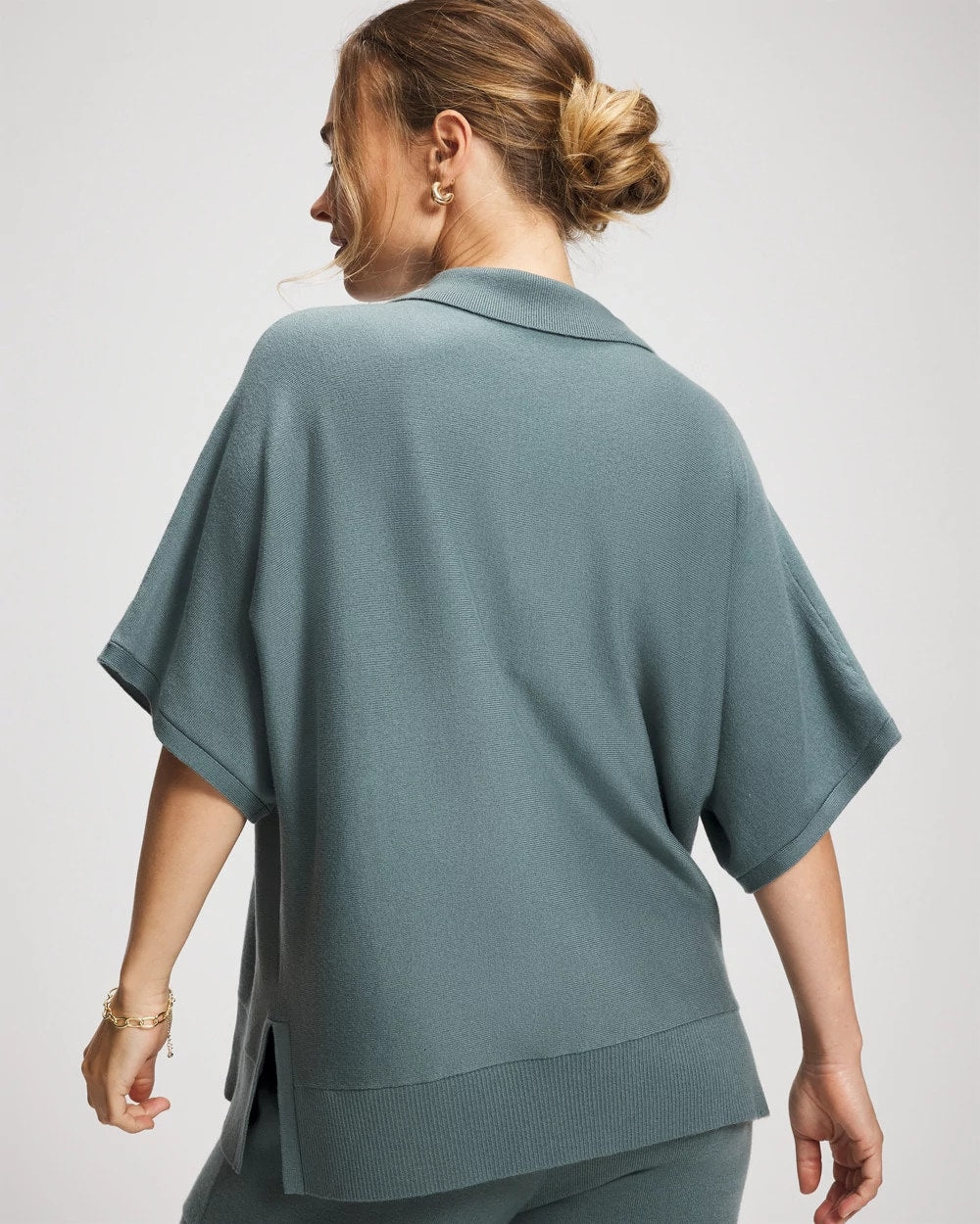Soma Premier Knit Sweater Collared Top