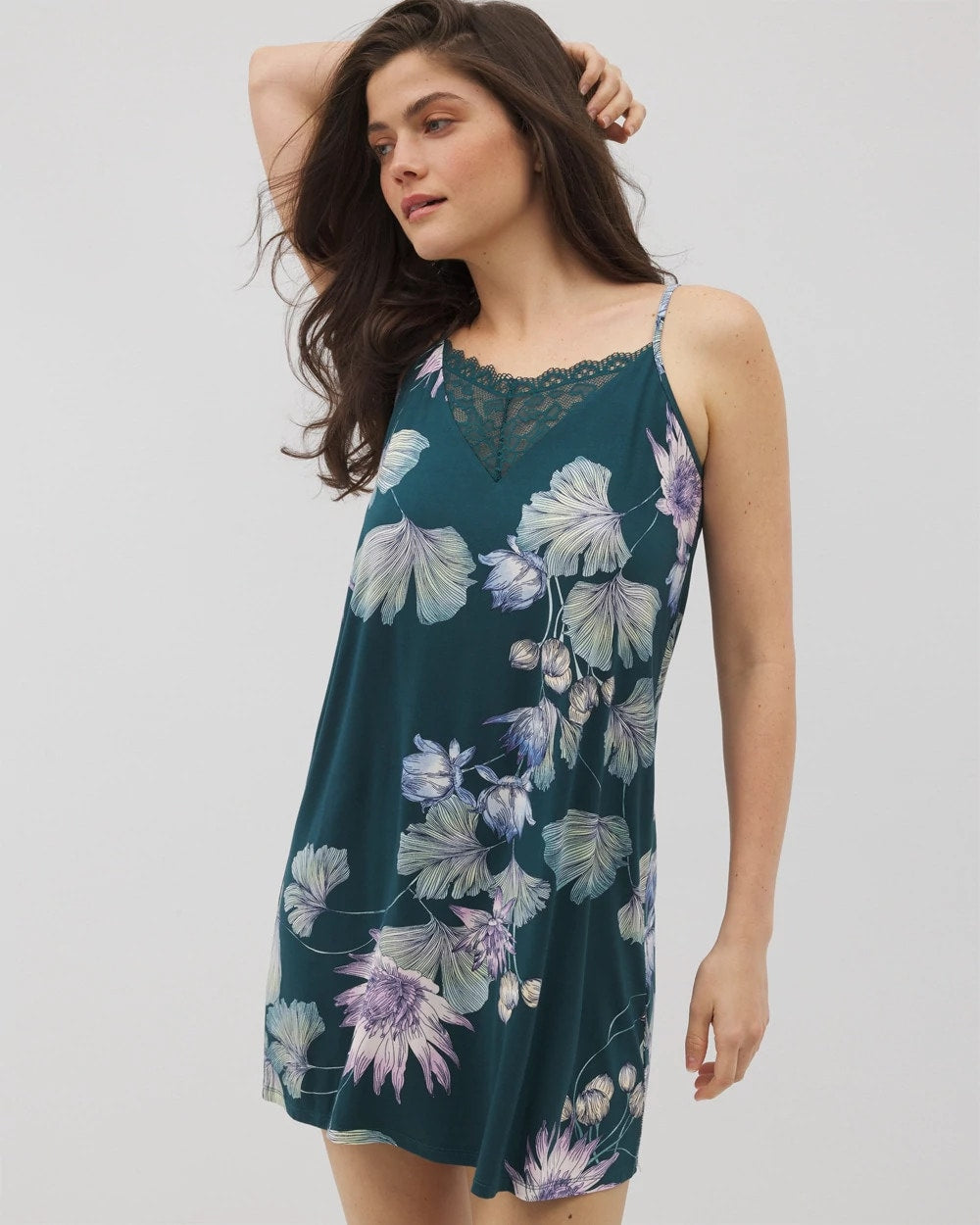 Soma Lace Trim Chemise