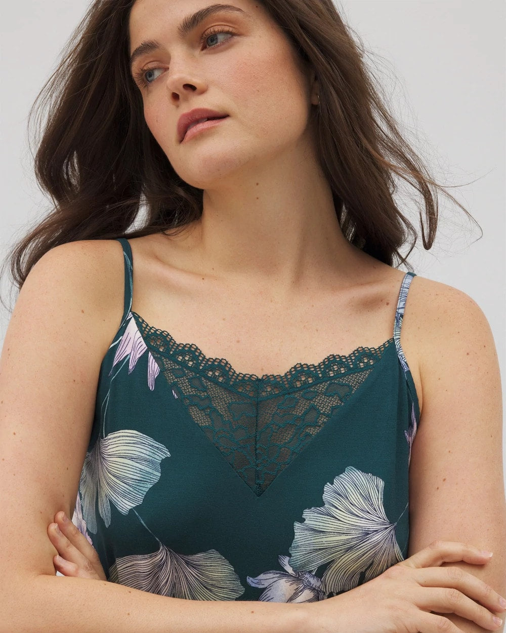Soma Lace Trim Chemise