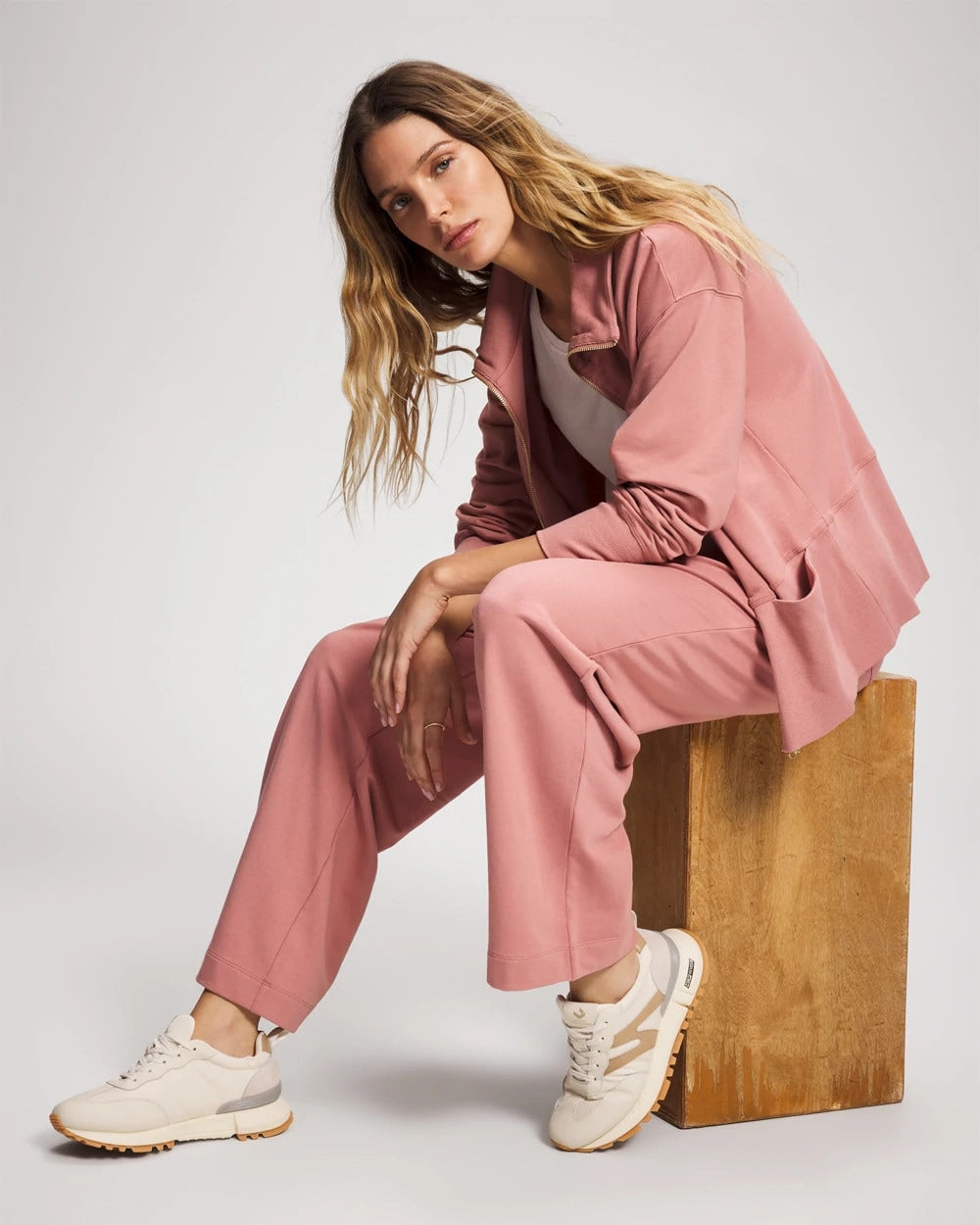 Soma Essential Terry Straight Leg Pants
