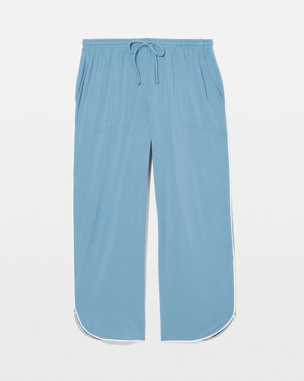 Soma Solid Piped Crop Pajama Pant