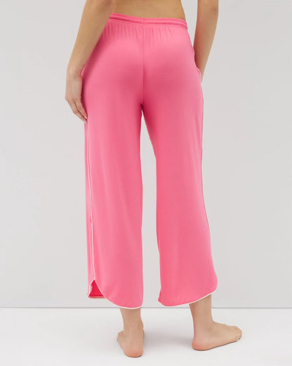 Soma Solid Piped Crop Pajama Pant