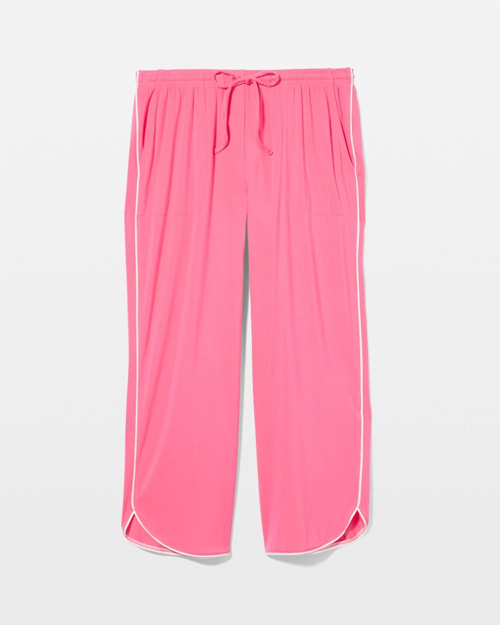 Soma Solid Piped Crop Pajama Pant