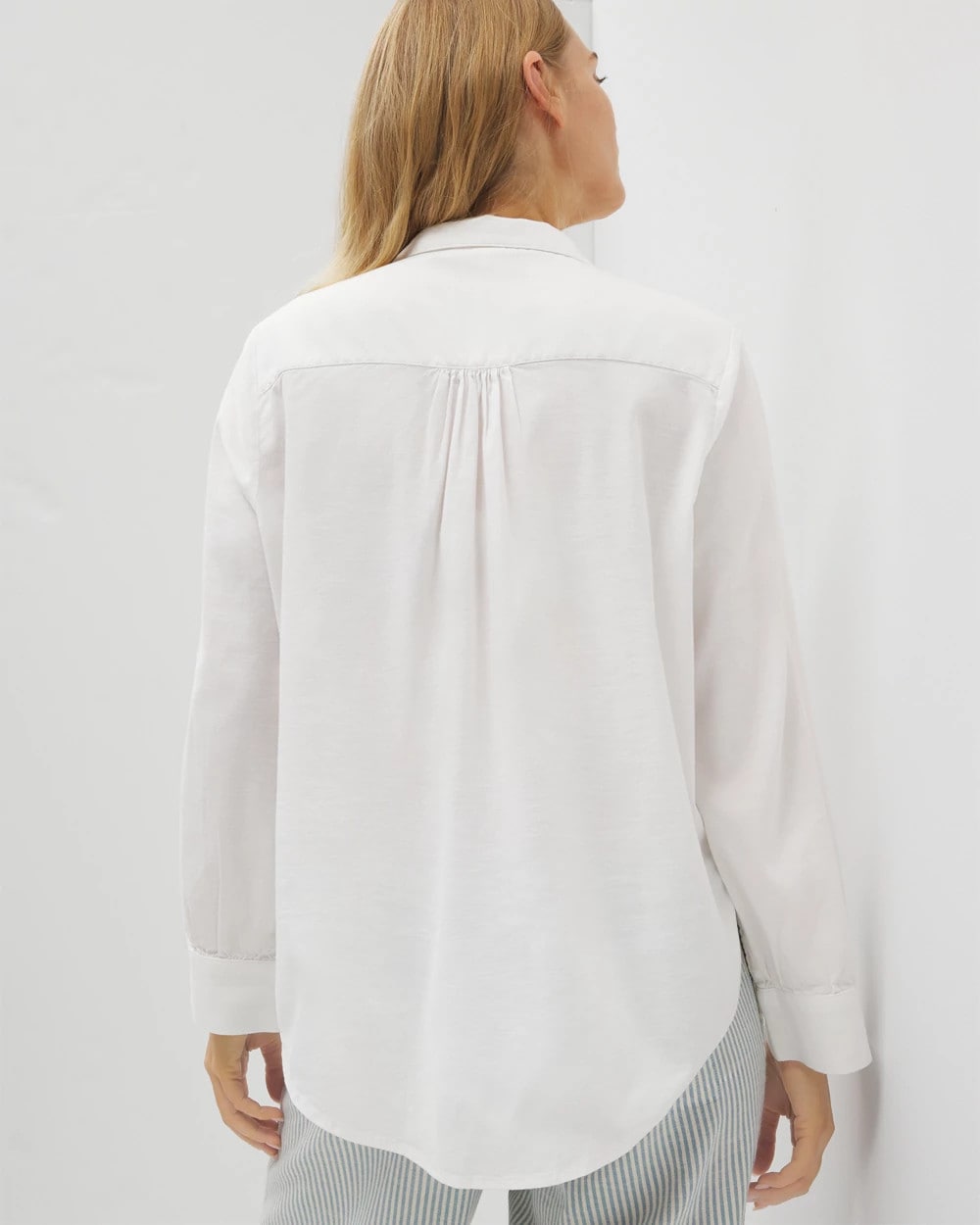 Soma Beach Cotton Long Sleeve Button-Up