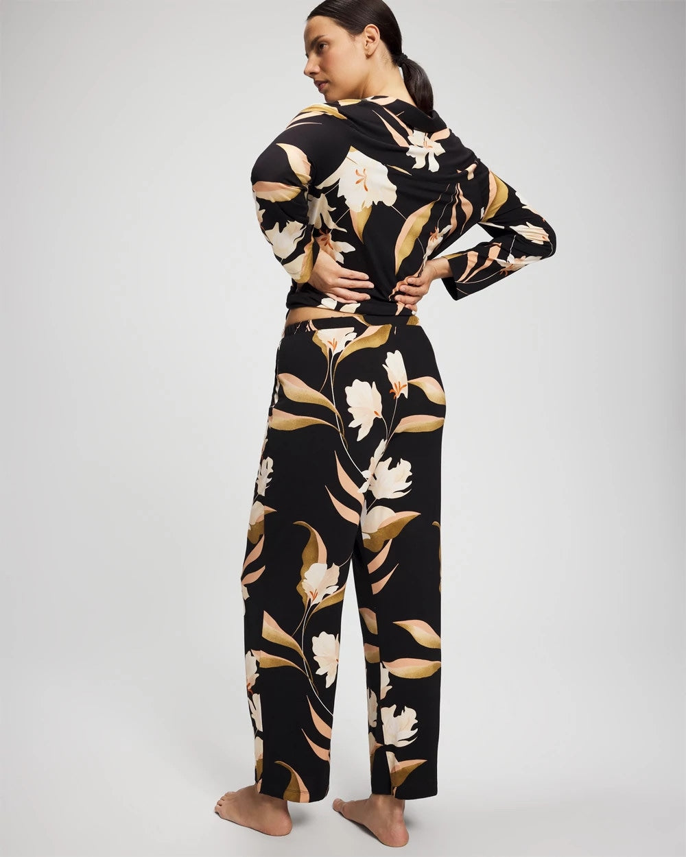 Soma Satin Trim Pajama Pant