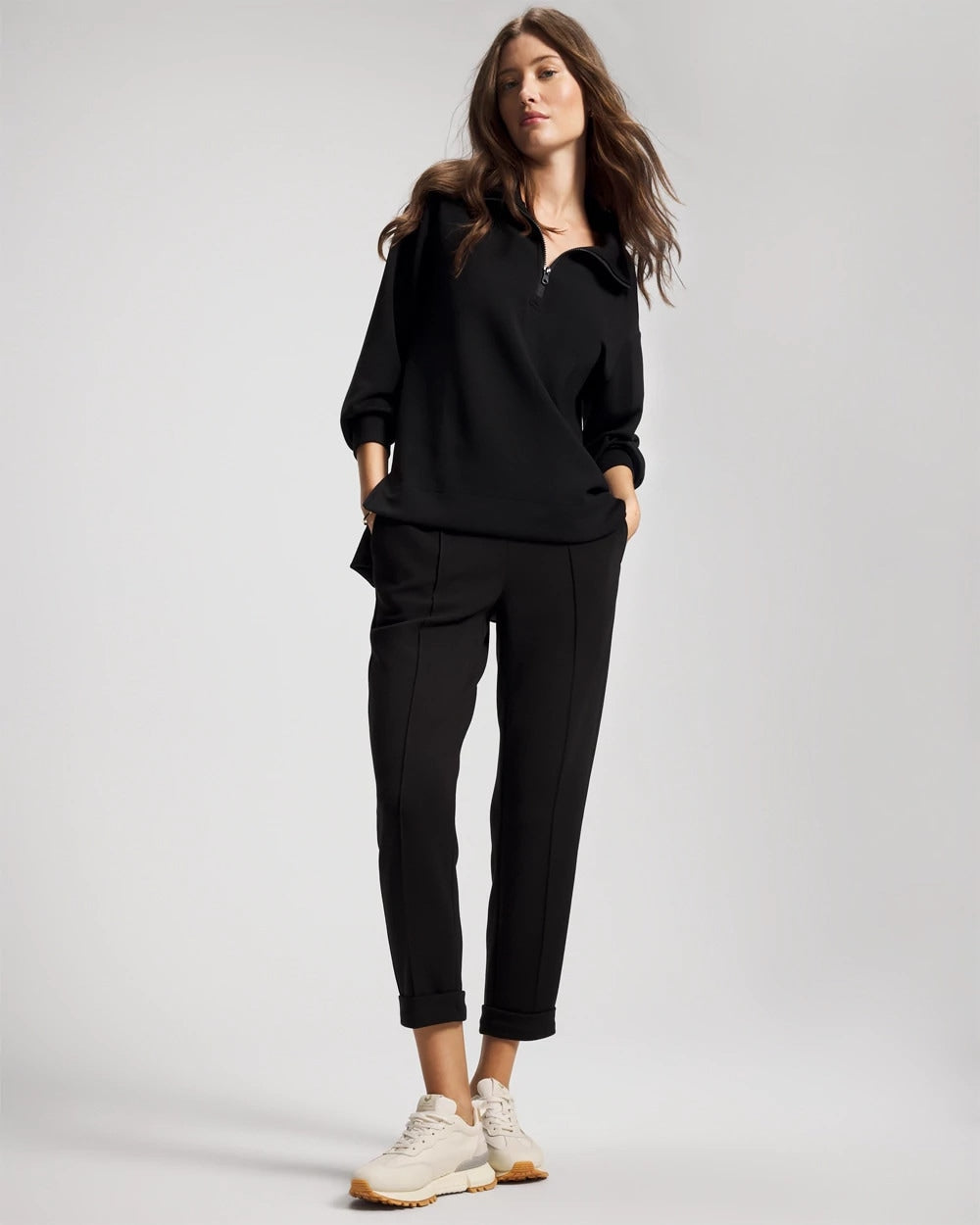 Soma Modern Modal Quarter Zip Sweatshirt