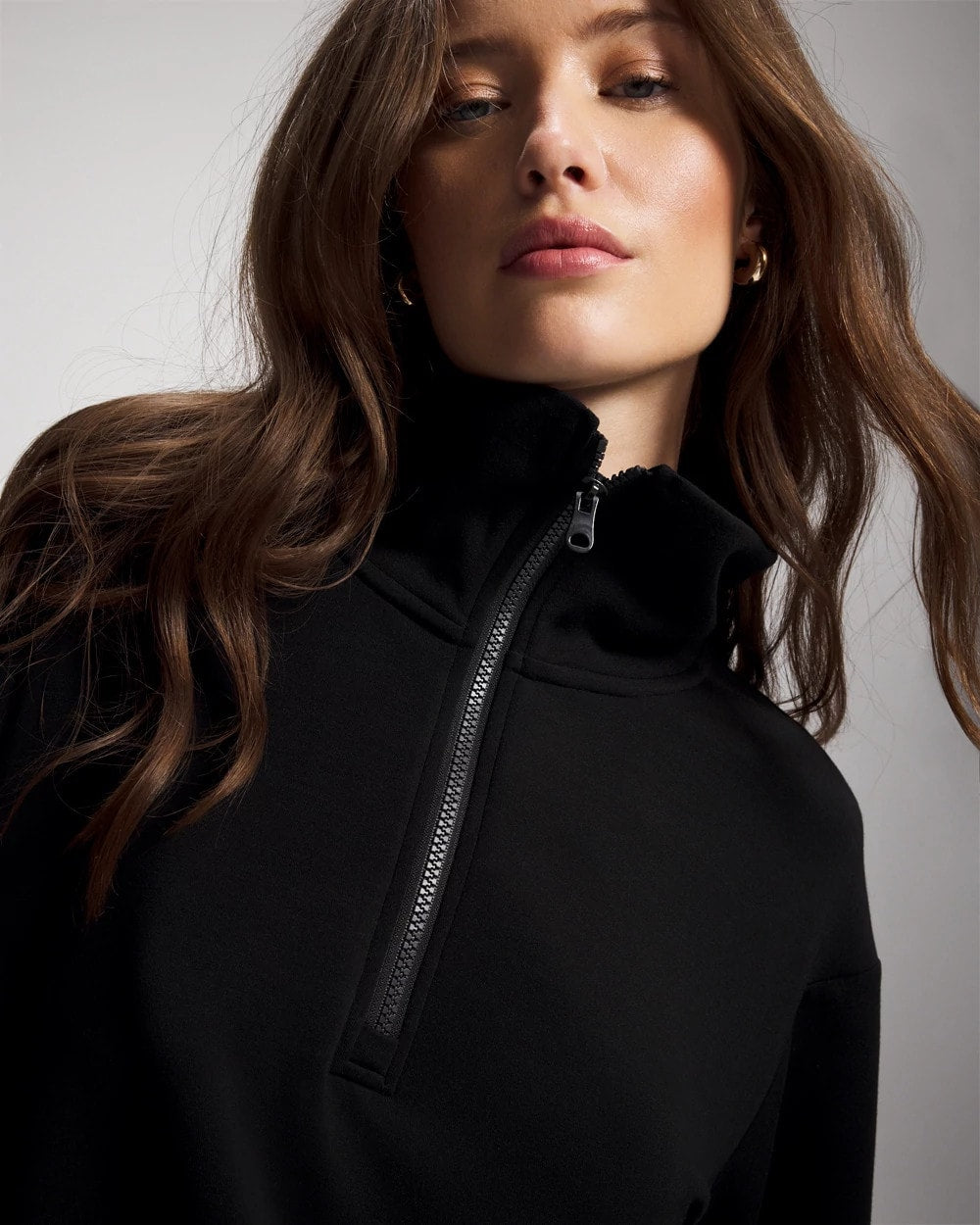Soma Modern Modal Quarter Zip Sweatshirt
