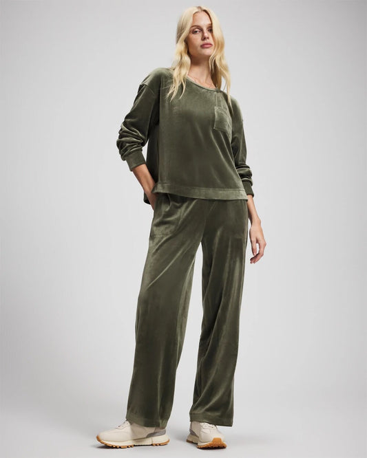 Soma Velour Straight Leg Pants