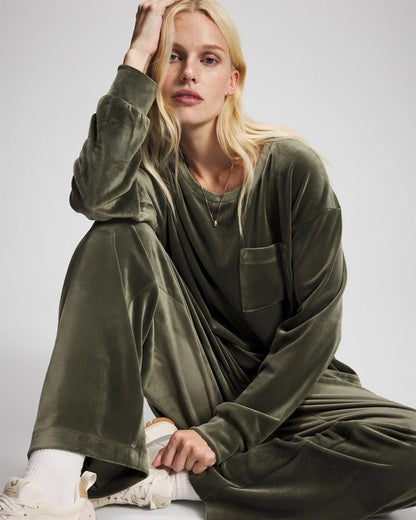 Soma Velour Straight Leg Pants